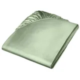 FLEURESSE Colours 009100 Mako-Satin 160 x 200 cm jade