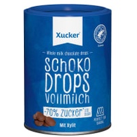 Xucker Schokodrops Vollmilch mit finnischem Xylit (200g)
