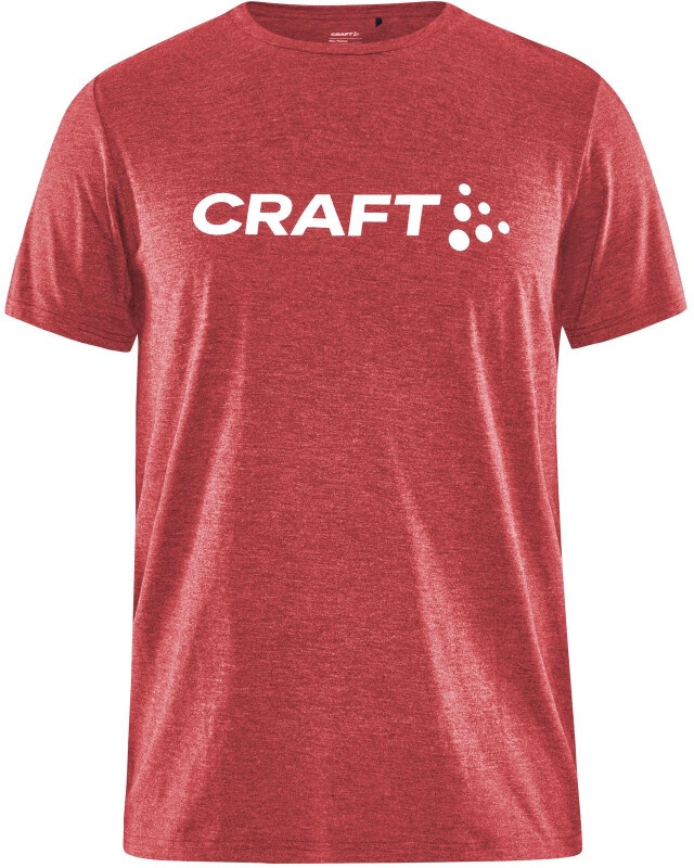CRAFT Community Logo T-Shirt Kinder 430200 - bright red melange 134/140