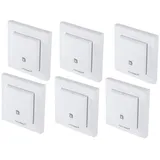eQ-3 HOMEMATIC IP Smart Home 150181A0, Temp. und Luftfeucht. Sensor, 6 Stück