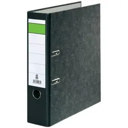 Ordner, A4, 80mm, schwarz Pappe