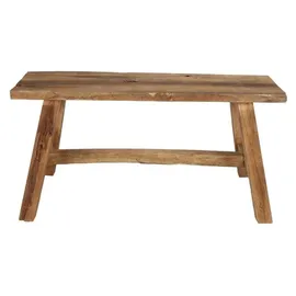Buri Schuhbank 90 x 45 x 35 cm Sitzbank / braun