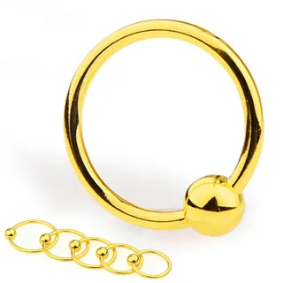 Edelstahl Eichelring Metall Cockring Penis Ring Set 6-Größen, Vorhaut Rückhaltung Intimschmuck Penisringe, Verzögerung Ejakulation Sex Toys für Männer zur Potenzsteigerung,Gold,6 Kit