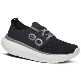 Oofos OOmy Stride Recoveryschuh Damen-weiß,schwarz, Größe 38 (auch verfügbar in 39, 40, 41, 42)