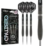 WINMAU Darts Callisto 23g 90% Professionelles Wolfram Dartpfeile-Set mit Stahlspitze mit Dart Flüge und Dartschäfte