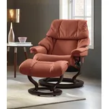 Stressless Stressless® Relaxsessel »Reno«, mit Classic Base, Größe S, M & L, Gestell Braun rot