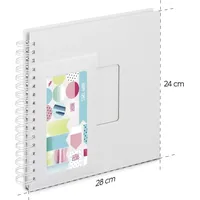 Hama Kreativ-Set, Spiralalbum selbst gestalten m. Zubehör, Foto-Geschenkidee DIY (00007293)