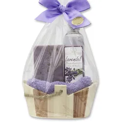 Florex Holzkorb Set Lavendel
