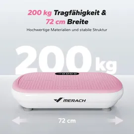 Merach Vibrationsplatte Rosa