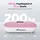 Merach Vibrationsplatte Rosa