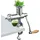 Vevor Manuelle Entsafter Weizengras Saftpresse Squeezer Obst Gemüse Entsafter 304 Edelstahl für Weizengras und Blattgemüse Edelstahl 3 Filter Ohne Strom (Manuelle)
