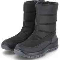 Josef Seibel Alaska 53,Weite G (Normal),Wechselfußbett,wasserdicht,Boots,Winterschuhe,schwarz,45 EU | 45