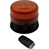 Berger & Schröter Rundumleuchte SM811HP-BR 12 V, 24 V akkubetrieben Saugnapf, Magnet-Befestigung, Schraubmontage Orange