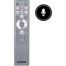 Vinabty ERF6A80 Ersetzen Sie die Sprachfernbedienung Fit für Hisense Class A7 U8 Series 4K U9N 98UX U8 Series ULED 4K LED TV