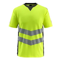 Warnschutz T-Shirt "SANDWELL" Safe Supreme UV-Schutz - 4XL - gelb/schwarz