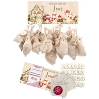 Kidsmood – Personalisierter Adventskalender 2025 aus Holz mit niedlichen Tiermotiven | Weihnachtskalender zum Befüllen mit Geschenktüten & Holzzahlen | Nachhaltige Weihnachtsdeko für Kinder & Familie