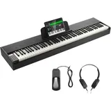 Vevor 88 Tasten Digitalpiano Elektrisches Klavier Dual Keyboard Sustain Pedal
