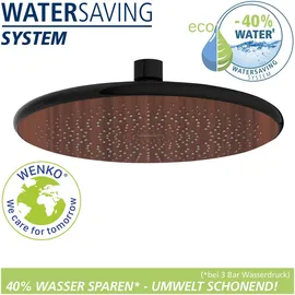 Wenko Regenduschkopf Watersaving Wood,
