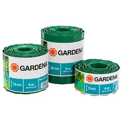 Gardena Raseneinfassung 9m, Grün (Ausführung: 20cm hoch)