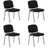HJH Office XT 600 Stoff schwarz 4er Set