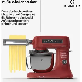 Klarstein Nudelaufsatz 3-in-1 Edelstahl Silber