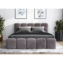 a&j möbelland Sonic 180 x 200 cm Grau