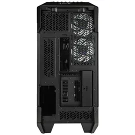 Cooler Master HAF 700 EVO – Big-Tower mit 5 x vorinstallierten Lüftern, E-ATX-Kompatibilität, drehbare Kühlerhalterungen, LCD-Echtzeitanzeige, ARGB Edge-Lit-Blades, miditower