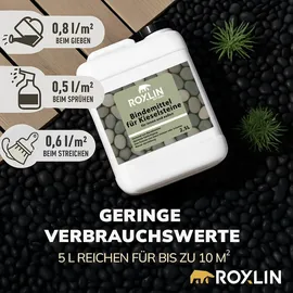 roxlin Rasengitter Kiesbinder 2,5 l