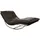 W.Schillig Relaxliege daily dreams Leder 95 x 85 x 169 cm braun mit Kissen