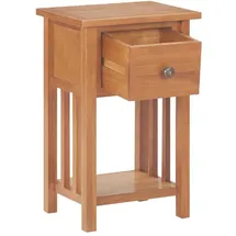 vidaXL Zeitungstisch Braun Eiche 35 x 27 x 55 cm