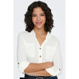 Only ONLYASMIN Hemdbluse Weiß M