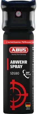 Abwehrspray SDS80 B, Reichweite 5 Meter, Sprühzeit 8 Sekunden