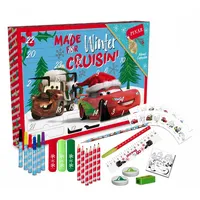 Festivalartikel Adventskalender Adventskalender DISNEY CARS – 24 Schul- & Spiel-Überraschungen Kinder (1-tlg)