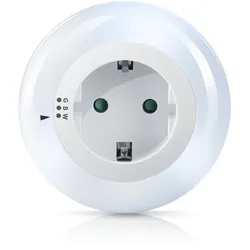 Brandson LED Nachtlicht mit Zwischenstecker & auswählbaren Farben Nachtlampe - Weiß/Grün/Blau