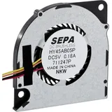 Sepa HY45AB05PSE26A-BLI Radiallüfter 5V 1.92 m3/h (L x B x H) 45 x 45 x 4.3mm