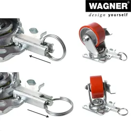 Wagner System GmbH Schwerlastrolle DIRECTION LOCK 3in1 Ø 100 mm 230 kg