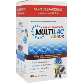 unilab gmbh Multilac Darmsynbiotikum Junior Täfelchen 40 St.