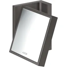 Hansgrohe Rasierspiegel Axor Universal Rectangular neigbar, Wandmont., brushed black chrome