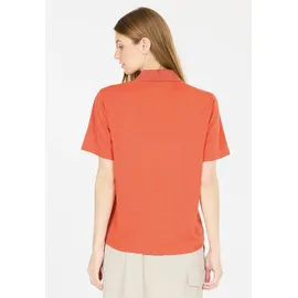 Whistler Vale Langarm-Poloshirt Blau/Orange 46