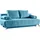 werk2 Schlafcouch Polyester 2-Sitzer Blau