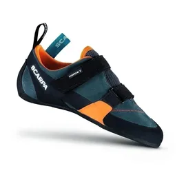 Scarpa Force V Herren Kletterschuh blau/orange -