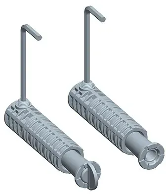 VitrA Ersatzteil V-Fit Montageset Wand-WC 150 mm,310893YP1TE 310893YP1TE