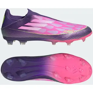 Adidas F50 League Laceless FG/MG Purple / Cloud White / Lucid Lemon 47 1/3