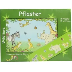 Kinderpflaster Wildtiere Briefchen