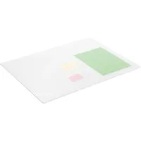 Durable Schreibunterlage mit Dekorrille, 65 x 50 cm, blendfrei, Schreibtischunterlage, rutschfest, PP, Made in Germany, transparent