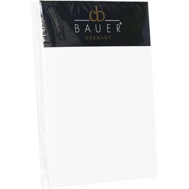 Curt Bauer Spannbettlaken Uni-Mako-Satin 140 x 200 cm weiß