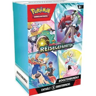 Pokémon Pokemon Reisegefährten (6 Booster Bundle NEU Boosterbundle Karmesin & Purpur – Boosterpacks)
