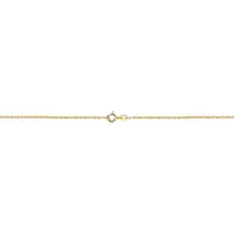 FIRETTI Fußkette FIRETTI "Schmuck Geschenk Gold 333 585 Körperschmuck Singapurkette diamantiert" Gr. 25, gold (gelbgoldfarben), Fußketten, Damen, 25, Gelbgold 585, Made in Germany
