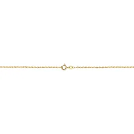 FIRETTI Fußkette FIRETTI "Schmuck Geschenk Gold 333 585 Körperschmuck Singapurkette diamantiert" Gr. 25, gold (gelbgoldfarben), Fußketten, Damen, 25, Gelbgold 585, Made in Germany