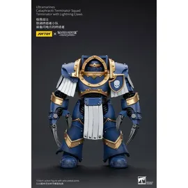 Joy Toy Warhammer The Horus Heresy 1/18 Ultramarines Cataphractii Terminator Squad mit Blitzklingen Actionfigur 14 cm